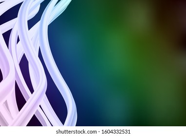 Dark Blue, Green vector colorful blur background. New colored illustration in blur style with gradient. New style design for your brand book.