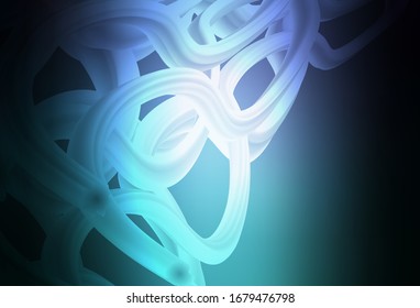 Dark Blue, Green vector colorful abstract background. New colored illustration in blur style with gradient. New style design for your brand book.