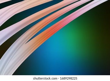 Azul oscuro, textura abstracta de color vectorial verde. Una ilustración de color completamente nueva en un estilo borroso. Antecedentes elegantes para un libro de marca.