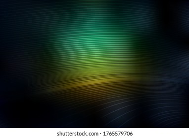 Azul oscuro, verde vector colorido fondo de borrosidad. Una ilustración de color completamente nueva en un estilo borroso. Diseño inteligente para su trabajo.