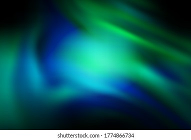 Dark Blue, Green vector colorful abstract texture. Modern abstract illustration with gradient. New design for your business.