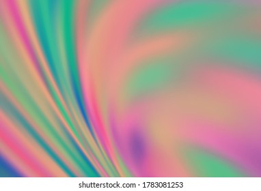 Dark Blue, Green vector colorful abstract texture. A completely new colored illustration in blur style. Elegant background for a brand book.