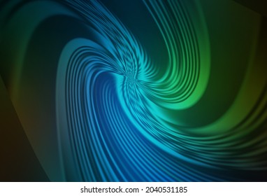 Azul oscuro, textura abstracta de color vectorial verde. Ilustración creativa en estilo de semitono con gradiente. Nuevo diseño de estilo para tu libro de marca.