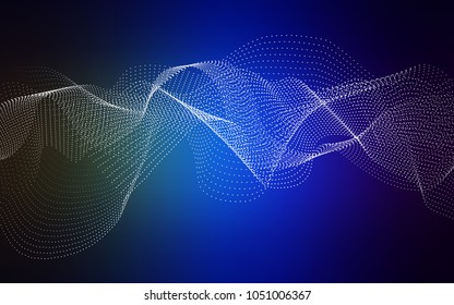 Dark Blue, Green vector cover with spots. Illustration with set of shining colorful abstract circles. Beautiful design for your business natural advert.