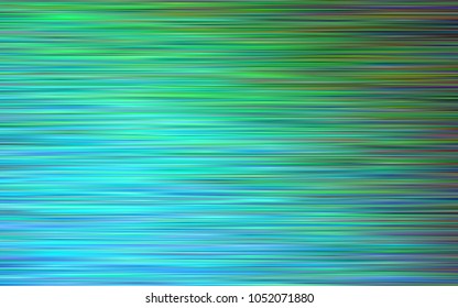 Dark Blue, Green vector cover with long lines. Shining colored illustration with narrow lines. Smart design for your business advert.