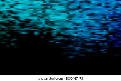 Dark Blue, Green vector cover with long lines. Modern geometrical abstract illustration with staves. The pattern can be used for websites.