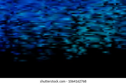 Dark Blue, Green vector cover with long lines. Decorative shining illustration with lines on abstract template. The pattern can be used as ads, poster, banner for commercial.