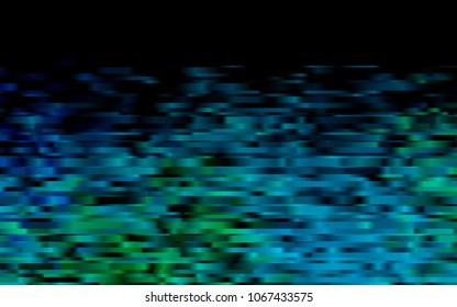 Dark Blue, Green vector cover with long lines. Blurred decorative design in simple style with lines. Smart design for your business advert.