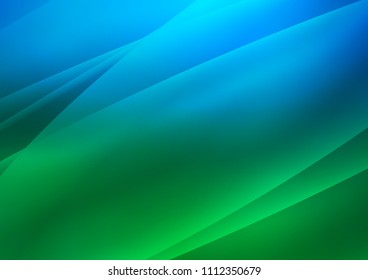 Dark Blue, Green vector cover with long lines. Blurred decorative design in simple style with lines. The pattern can be used for busines ad, booklets, leaflets