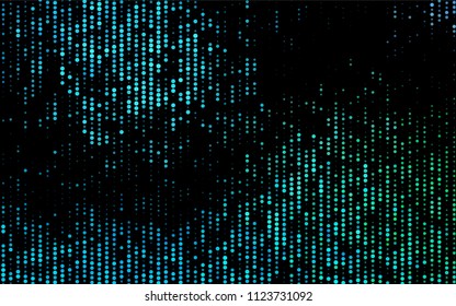 Dark Blue, Green vector  cover with spots. Abstract illustration with colored bubbles in nature style. Beautiful design for your business natural advert.