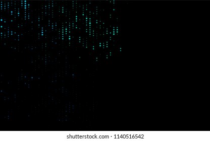 Dark Blue, Green vector  cover with spots. Abstract illustration with colored bubbles in nature style. Beautiful design for your business natural advert.