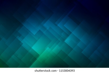 Dark Blue, Green vector cover with stright stripes. Modern geometrical abstract illustration with Lines. Template for your beautiful backgrounds.
