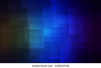Dark Blue, Green vector cover with stright stripes. Glitter abstract illustration with colored sticks. Pattern for ads, posters, banners.