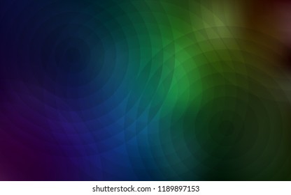 Dark Blue, Green vector cover with spots. Glitter abstract illustration with blurred drops of rain. Pattern can be used as texture of wallpapers.