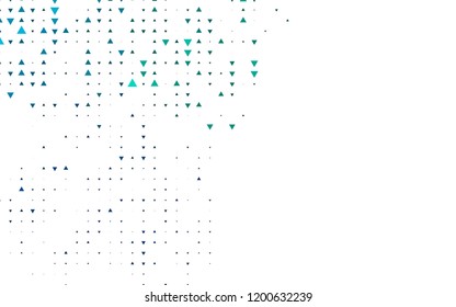 Dark Blue, Green vector cover in polygonal style. Modern abstract illustration with colorful triangles. Smart design for your business advert.