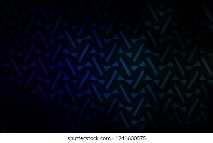 Dark Blue, Green vector cover with polygonal style. Glitter abstract illustration with triangular shapes. Pattern for websites.