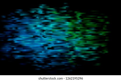 Dark Blue, Green vector cover with long lines. Blurred decorative design in simple style with lines. The pattern can be used as ads, poster, banner for commercial.