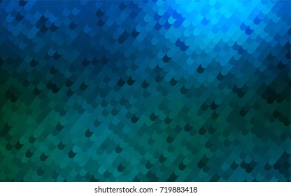 Dark Blue, Green vector crooked abstract background. A completely new color illustration in a vague style. The completely new template can be used for your brand book.