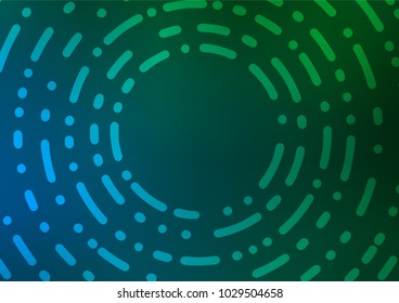 Dark Blue, Green vector doodle blurred template. Brand-new colored illustration in blurry style with doodles. A completely new design for your business.