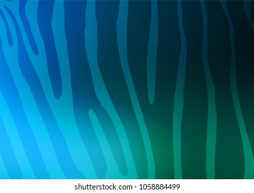 Dark Blue, Green vector doodle blurred pattern. Geometric doodle illustration in Origami style with gradient. The template can be used as a background for cell phones.