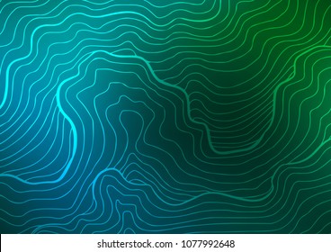 Dark Blue, Green vector doodle blurred template. Glitter abstract illustration with doodles and Zen tangles. The template can be used as a background for cell phones.