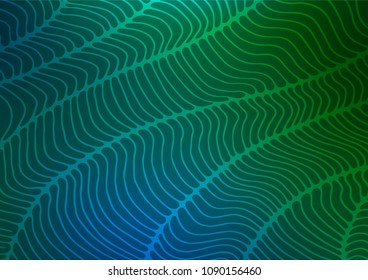 Dark Blue, Green vector doodle blurred texture. Brand-new colored illustration in blurry style with doodles. A completely new template for your business design.
