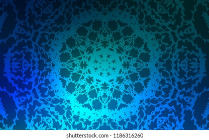 Dark Blue, Green vector doodle bright layout. Glitter abstract illustration with doodles and lines drawn by child. The textured pattern can be used for website.