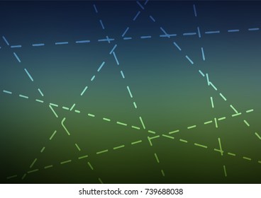 Dark Blue, Green vector doodle blurred template. Brand-new colored illustration in blurry style with doodles. A completely new design for your business.