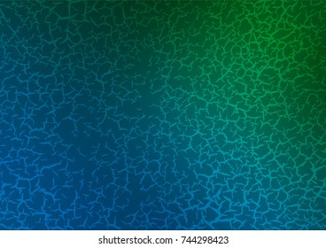 Dark Blue, Green vector doodle blurred background. Geometric doodle illustration in Origami style with gradient. A new texture for your design.