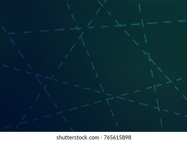Dark Blue, Green vector doodle blurred template. Colorful illustration in abstract style with doodles and Zen tangles. The pattern can be used for coloring books and pages for kids.