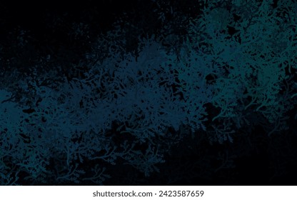 Azul Oscuro, Verde vectorial elegante patrón con árboles, ramas. Ilustración con árboles de colores degradados. Patrón texturizado para sitios web, banners.