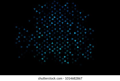 Dark Blue, Green vector geometric simple minimalistic background, which consist of triangles on white background. Triangular pattern with gradient for your business design. 