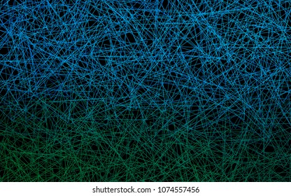 Dark Blue, Green vector geometric simple minimalistic background, which consist of triangles on white background. Triangular pattern with gradient for your business design. 
