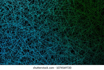 Dark Blue, Green vector geometric simple minimalistic background, which consist of triangles on white background. Triangular pattern with gradient for your business design. 