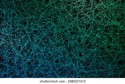 Dark Blue, Green vector geometric simple minimalistic background, which consist of triangles on white background. Triangular pattern with gradient for your business design. 