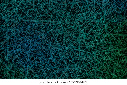 Dark Blue, Green vector geometric simple minimalistic background, which consist of triangles on white background. Triangular pattern with gradient for your business design. 