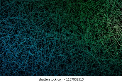 Dark Blue, Green vector geometric simple minimalistic background, which consist of triangles on white background. Triangular pattern with gradient for your business design. 