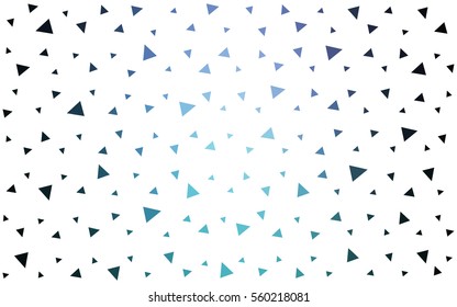 Dark Blue Green vector geometric simple minimalistic background, which consist of triangles on white background. Triangular pattern with gradient for your business design. 