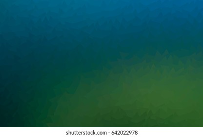 Dark Blue, Green vector geometric simple minimalistic background, which consist of triangles on white background. Triangular pattern with gradient for your business design. 