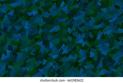 Dark Blue, Green vector geometric simple minimalistic background, which consist of triangles on white background. Triangular pattern with gradient for your business design. 