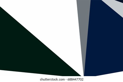 Dark Blue, Green vector geometric simple minimalistic background, which consist of triangles on white background. Triangular pattern with gradient for your business design. 
