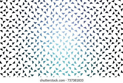 Dark Blue, Green vector geometric simple minimalistic background, which consist of triangles on white background. Triangular pattern with gradient for your business design. 