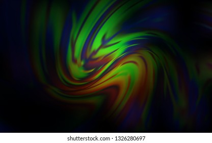 Dark Blue, Green vector glossy abstract layout. Colorful abstract illustration with gradient. Background for a cell phone.