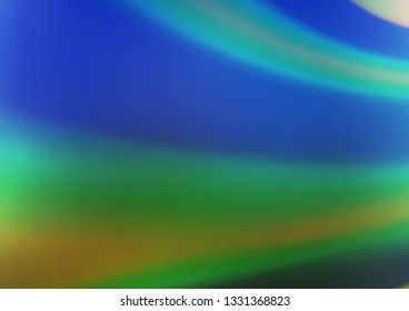 Dark Blue, Green vector glossy abstract template. Modern geometrical abstract illustration with gradient. Brand new style for your business design.