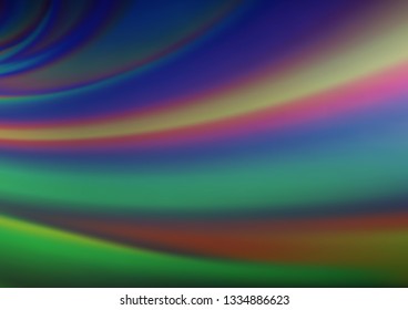 Dark Blue, Green vector glossy abstract template. An elegant bright illustration with gradient. Brand new style for your business design.