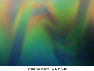 Dark Blue, Green vector glossy bokeh pattern. Shining colorful illustration in a Brand new style. A new texture for your design.