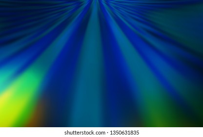 Dark Blue, Green vector glossy abstract layout. An elegant bright illustration with gradient. Completely new design for your business.