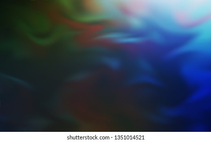 Dark Blue, Green vector glossy abstract layout. Colorful illustration in abstract style with gradient. New way of your design.