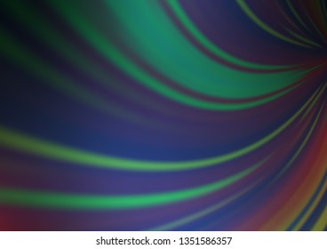 Dark Blue, Green vector glossy abstract background. Creative illustration in halftone style with gradient. The template for backgrounds of cell phones.