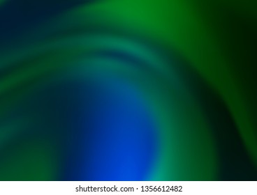 Dark Blue, Green vector glossy bokeh pattern. A completely new color illustration in a bokeh style. The elegant pattern for brand book.
